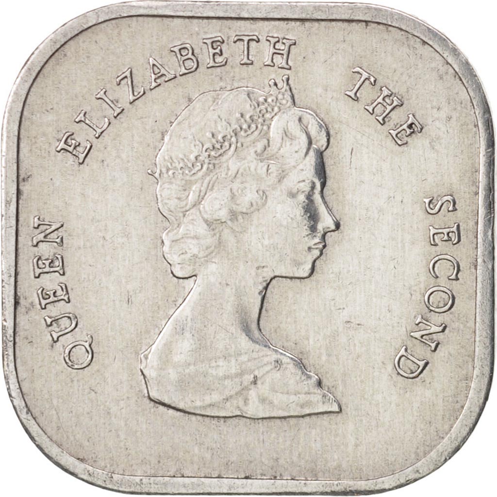 Coin, East Caribbean States, Elizabeth II, 2 Cents, 1981, EF(40-45), Aluminum