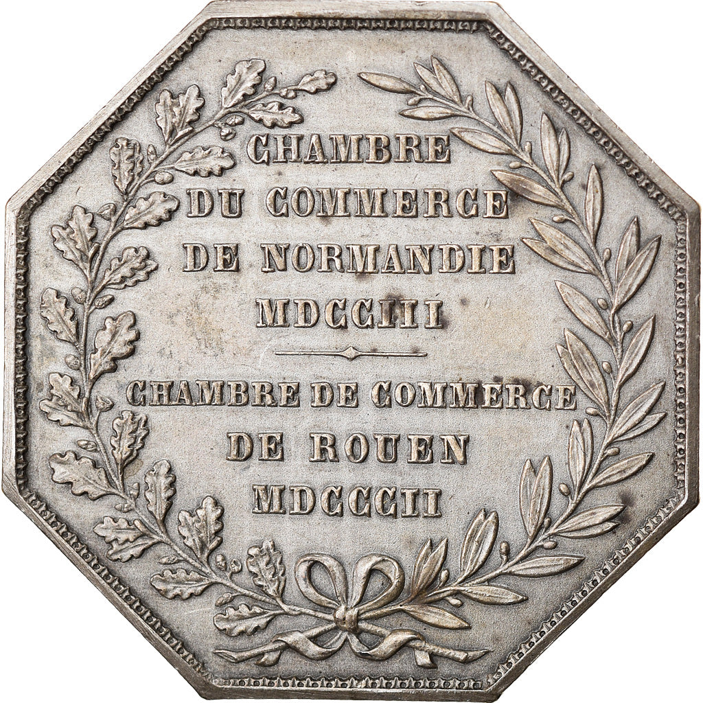 France, Token, Chambre de Commerce de Rouen, Business & industry, 1802, Lecomte