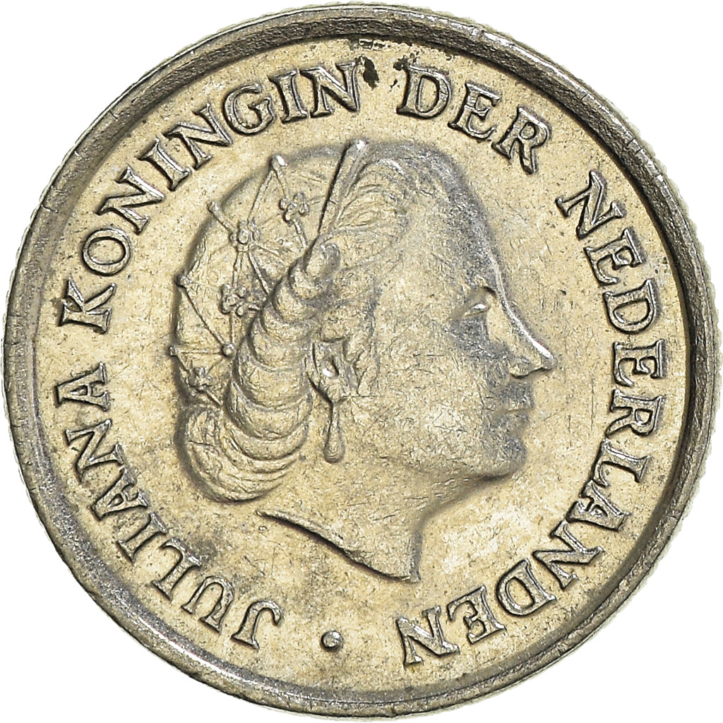 Münze, Niederlande, 10 Cents, 1975
