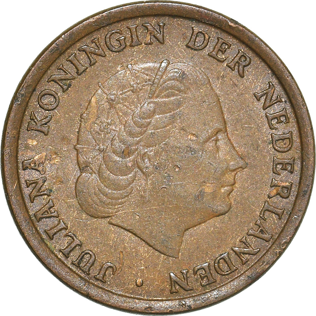 Monnaie, Pays-Bas, Cent, 1966
