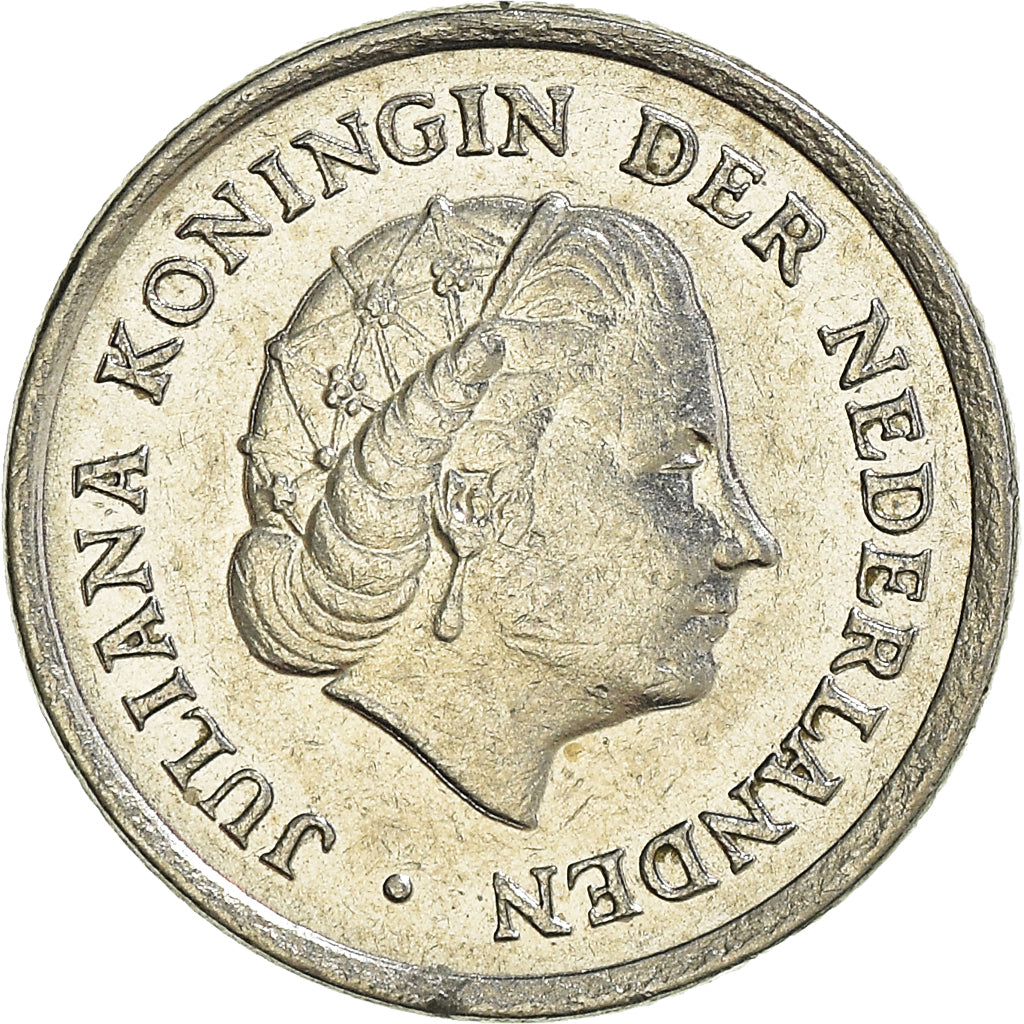 Münze, Niederlande, 10 Cents, 1969