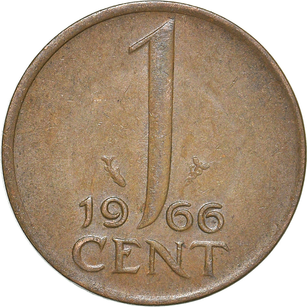 Moneta, Paesi Bassi, Cent, 1966