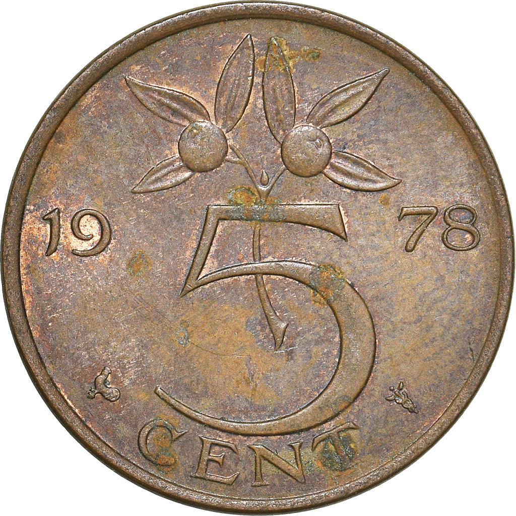 Moneta, Paesi Bassi, 5 Cents, 1978