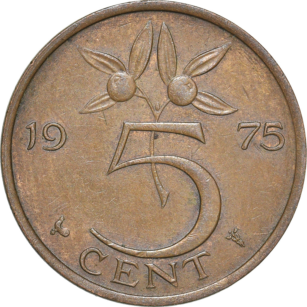 Munten, Nederland, 5 Cents, 1975