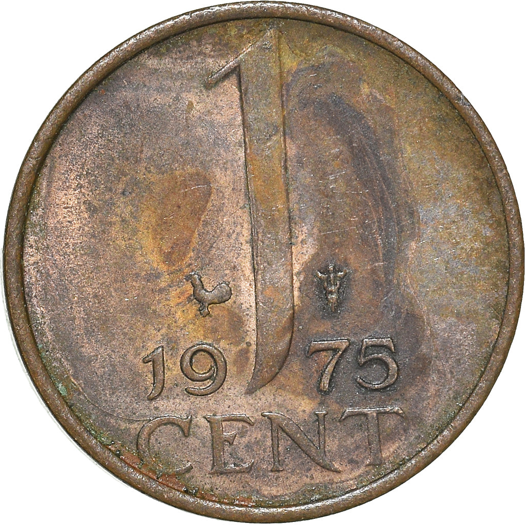Moeda, Países Baixos, Cent, 1975