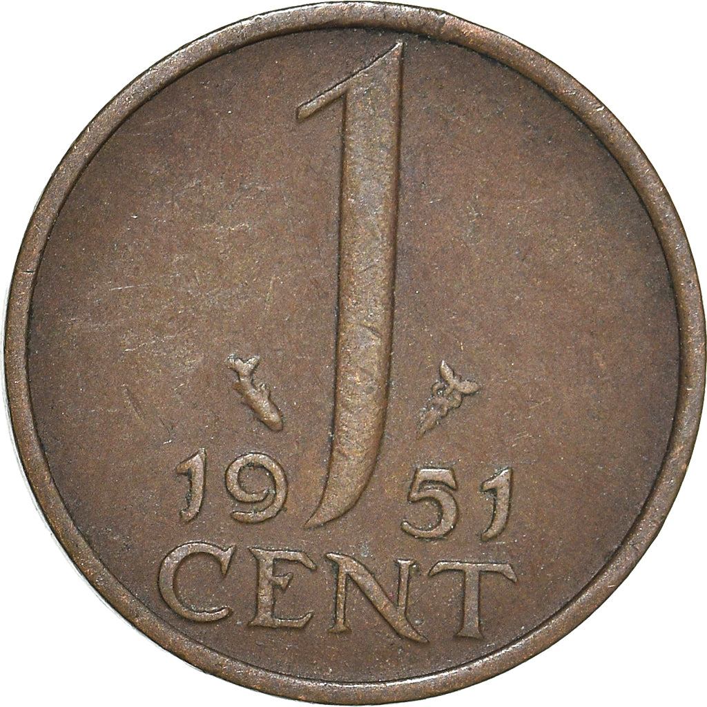 Münze, Niederlande, Cent, 1951
