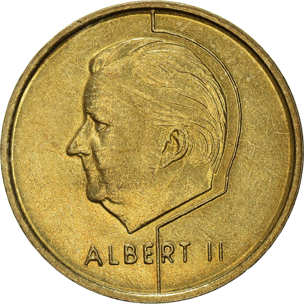 Coin, Belgium, 5 Francs, 5 Frank, 1994