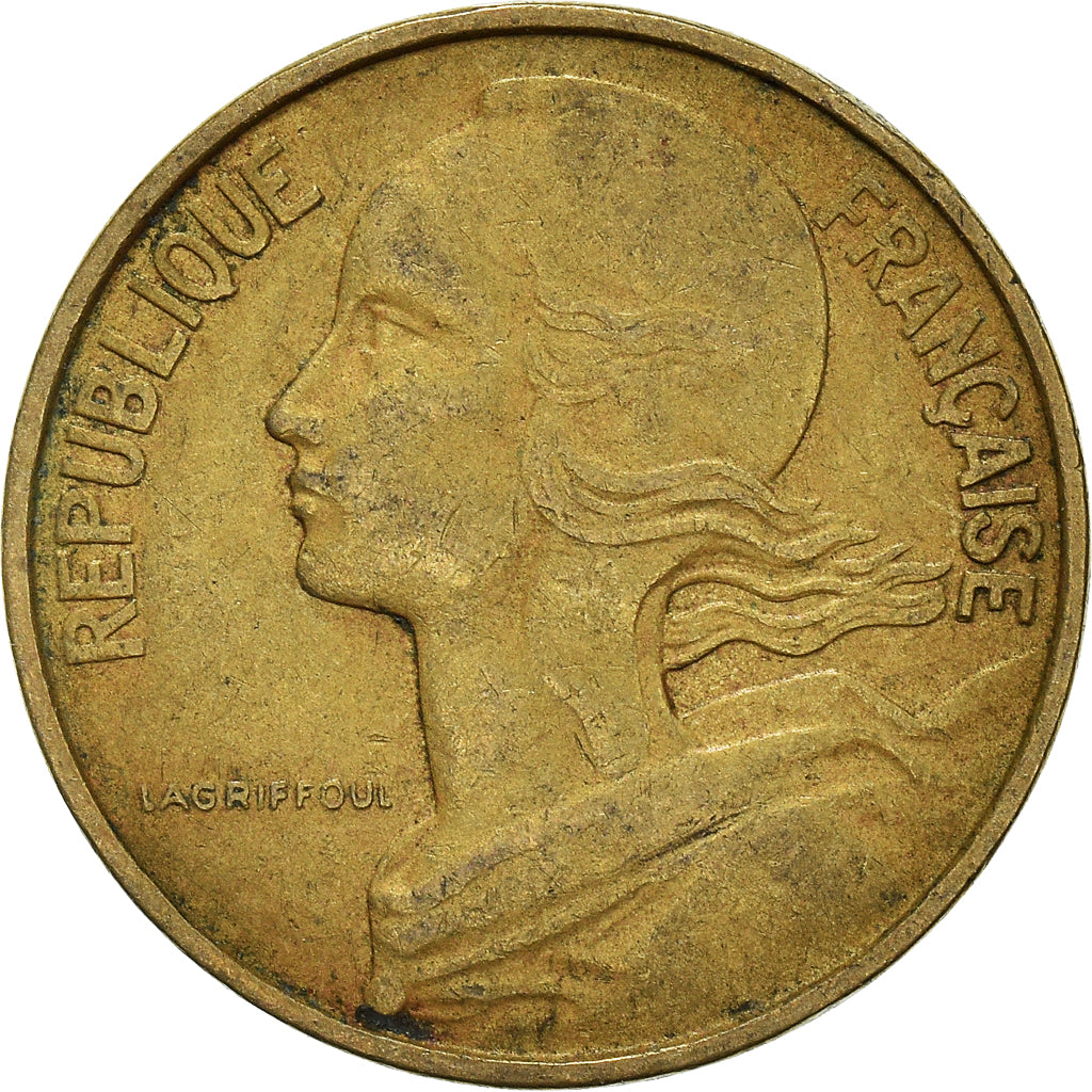 Münze, Frankreich, 10 Centimes, 1967