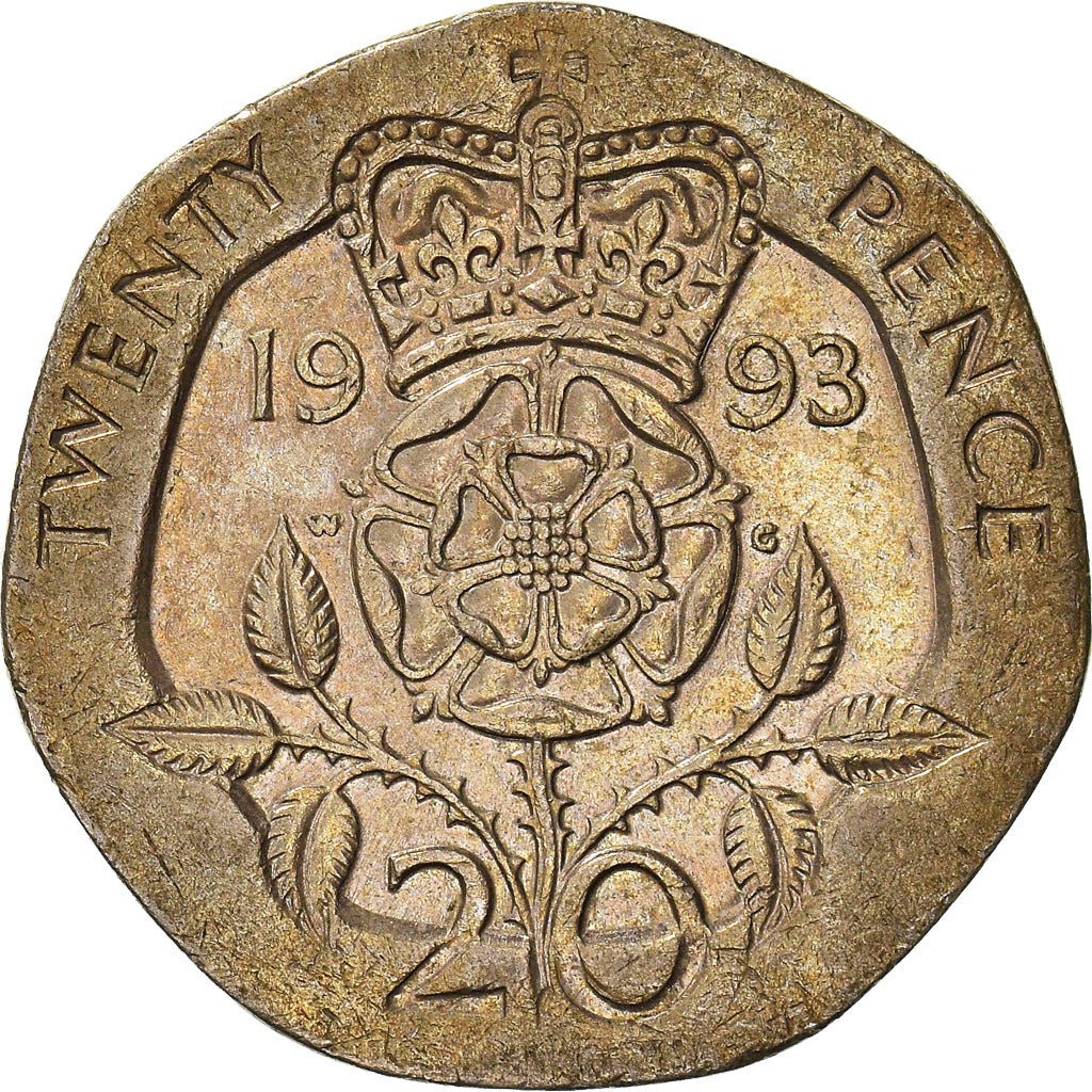 Moneta, Wielka Brytania, 20 Pence, 1993