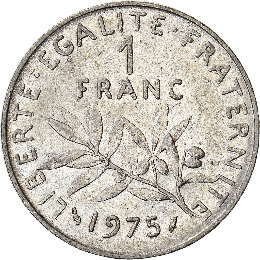 Monnaie, France, Franc, 1975