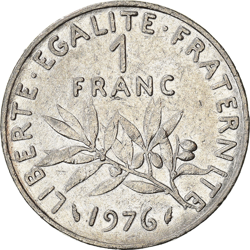 Monnaie, France, Franc, 1976