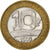 Moeda, França, 10 Francs, 1990