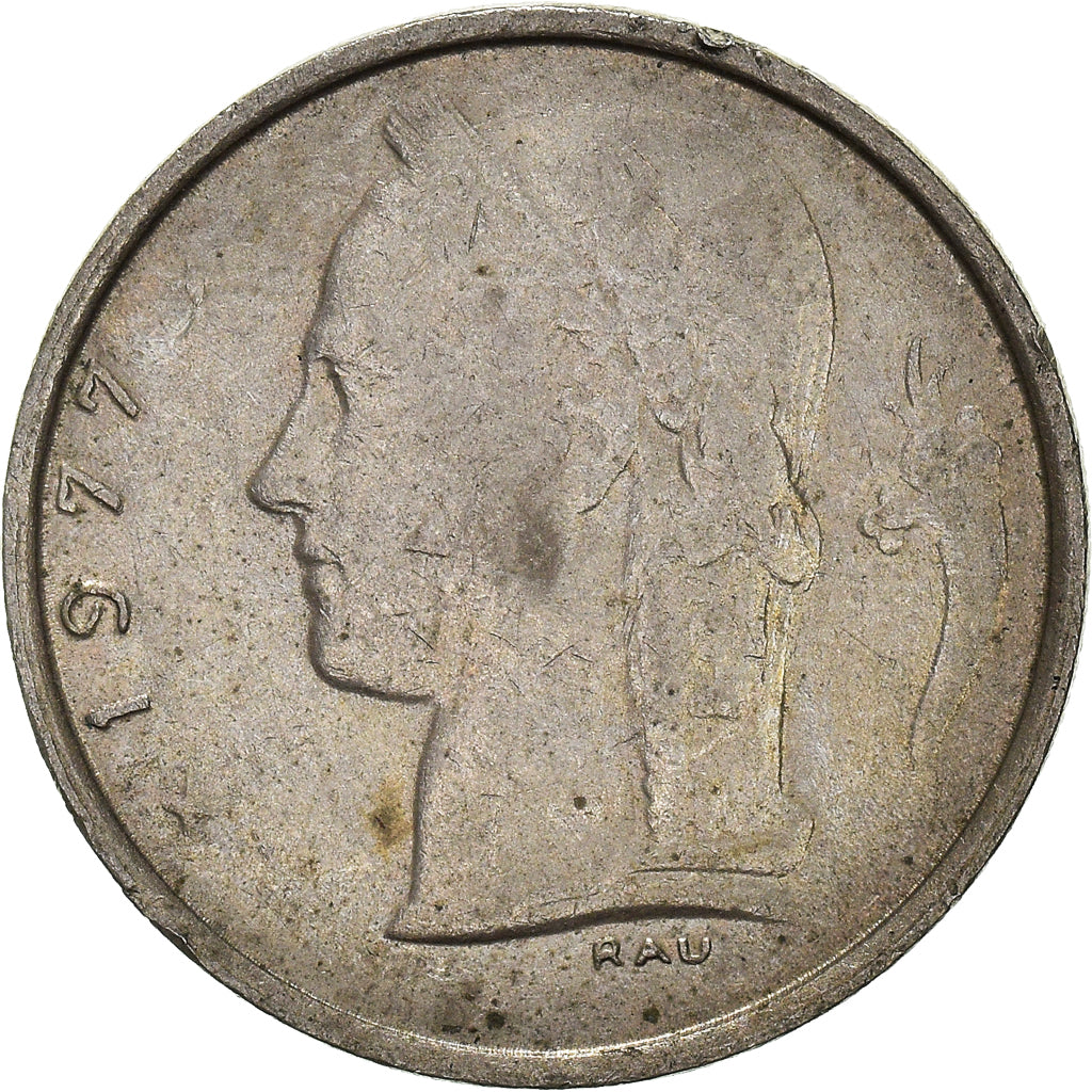 Coin, Belgium, Franc, 1977
