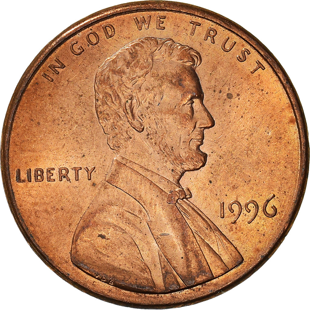 Moneta, Stati Uniti, Cent, 1996