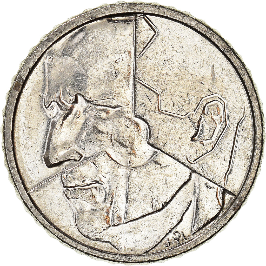 Münze, Belgien, 50 Francs, 50 Frank, 1990
