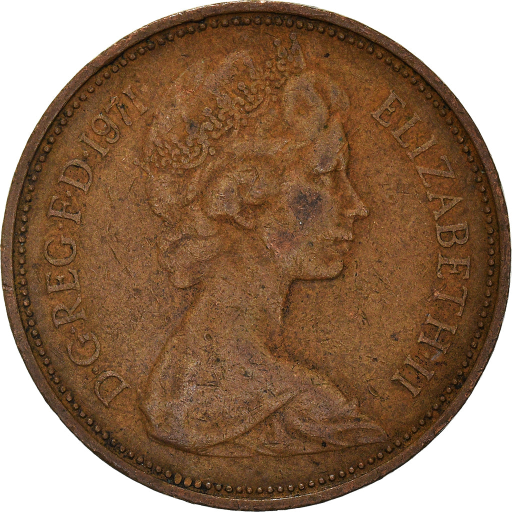 Moneta, Wielka Brytania, 2 New Pence, 1971