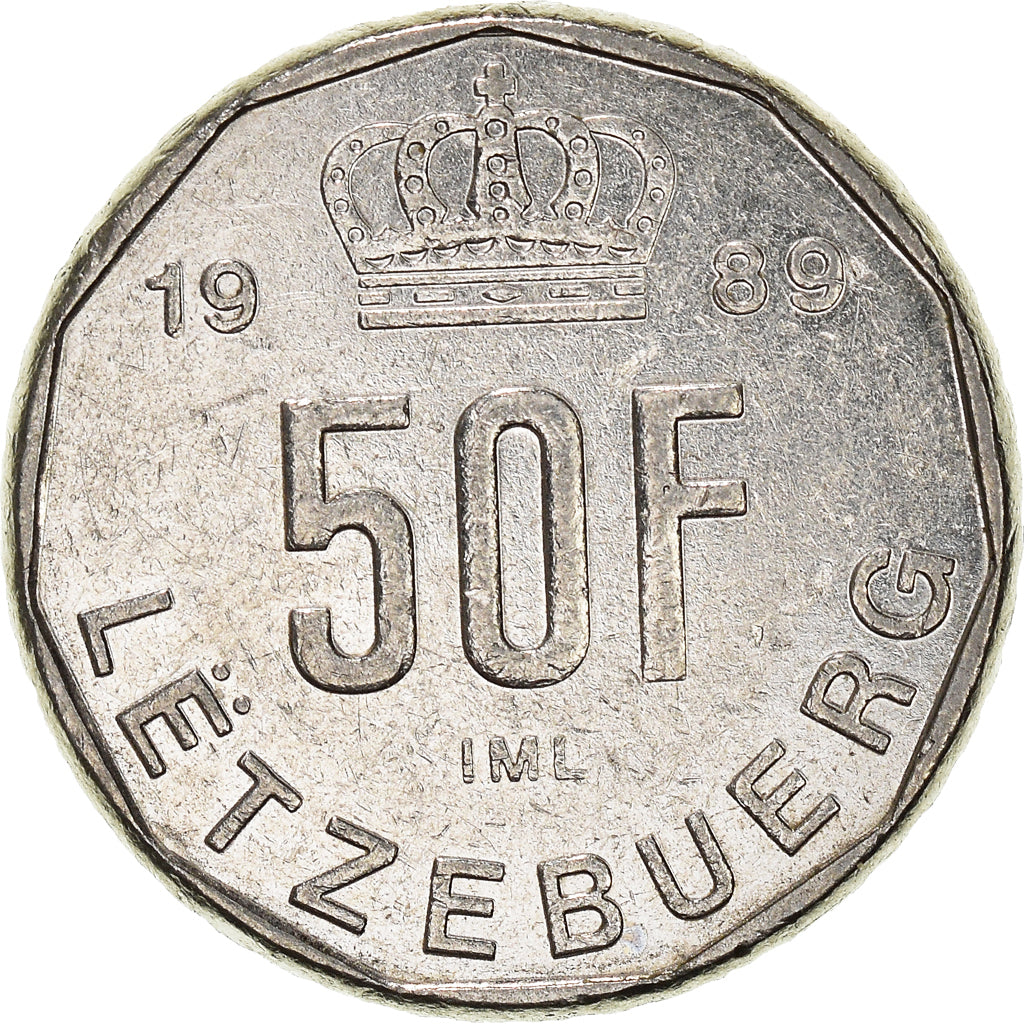 Coin, Luxembourg, 50 Francs, 1989