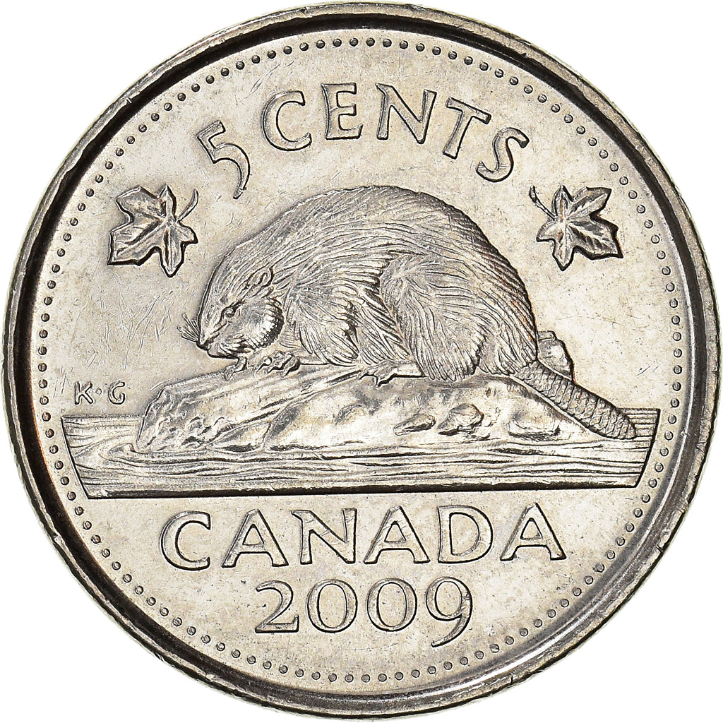 Moneta, Canada, 5 Cents, 2009