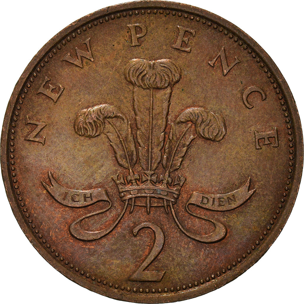 Moneta, Wielka Brytania, 2 New Pence, 1980