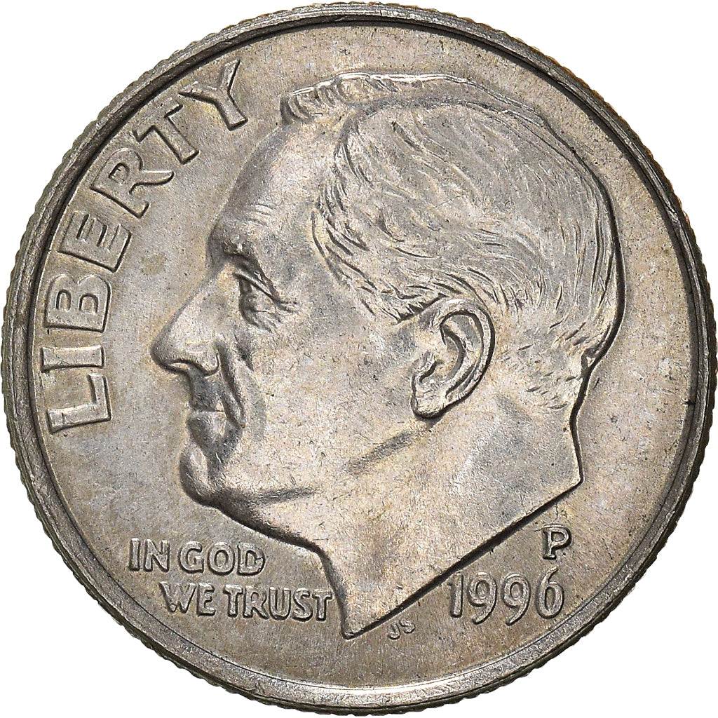 Moneda, Estados Unidos, Dime, 1996