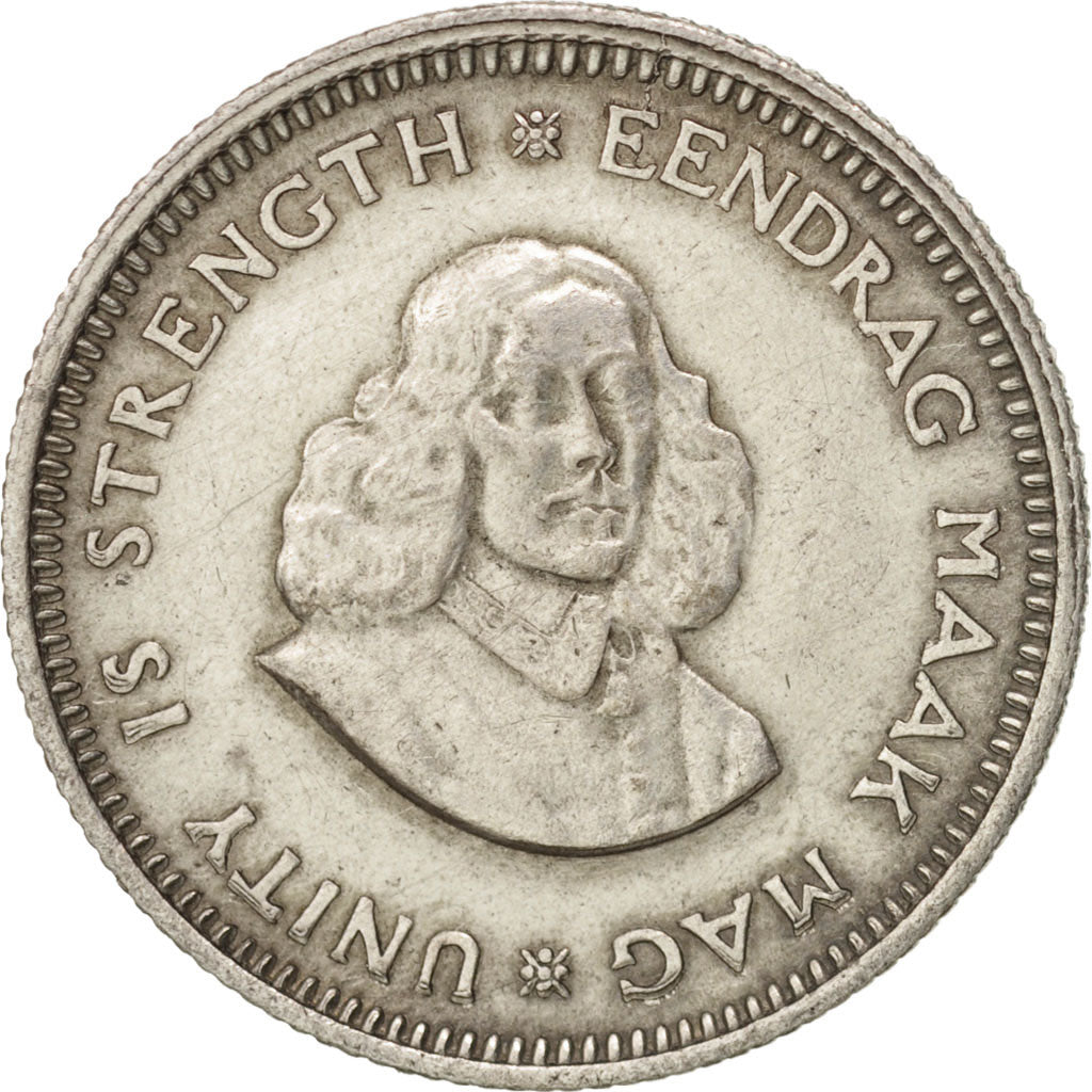 South Africa, 5 Cents, 1963, EF(40-45), Silver, KM:59