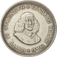 South Africa, 5 Cents, 1963, EF(40-45), Silver, KM:59