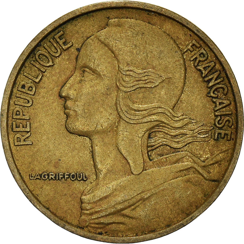 Moeda, França, 5 Centimes, 1966