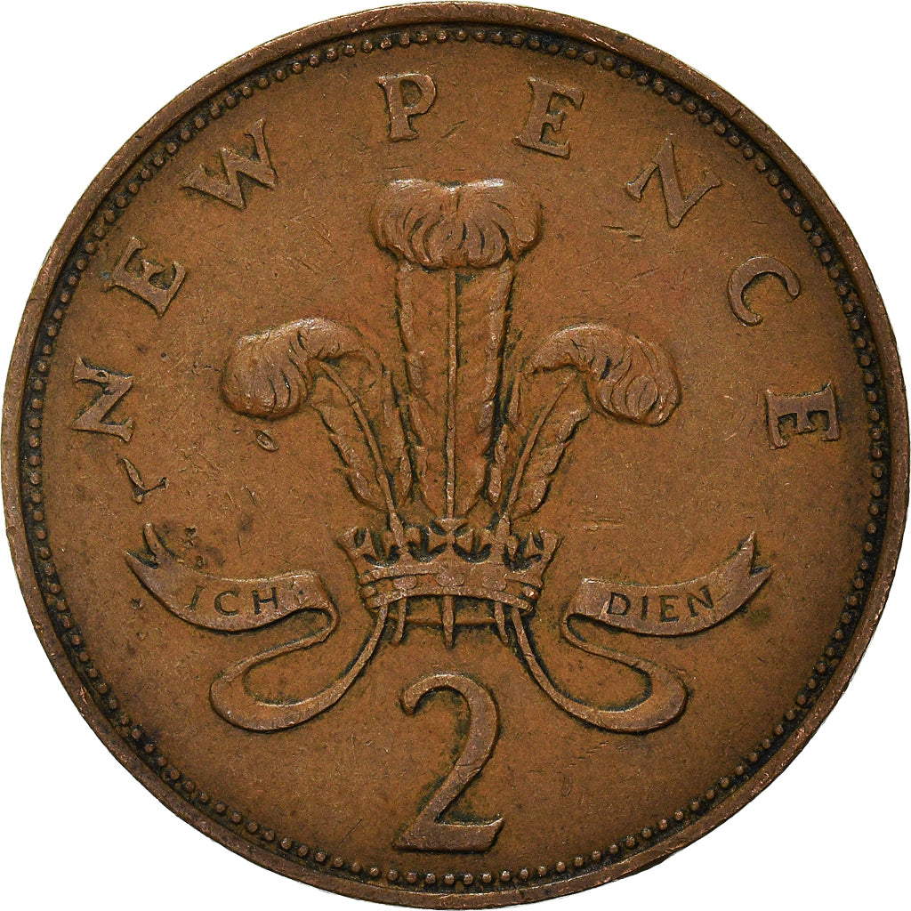 Moeda, Grã-Bretanha, 2 New Pence, 1971