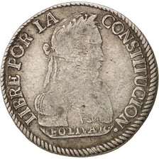 Bolivien, 2 Soles, 1830, Potosi, VF(20-25), Silver, KM:95a