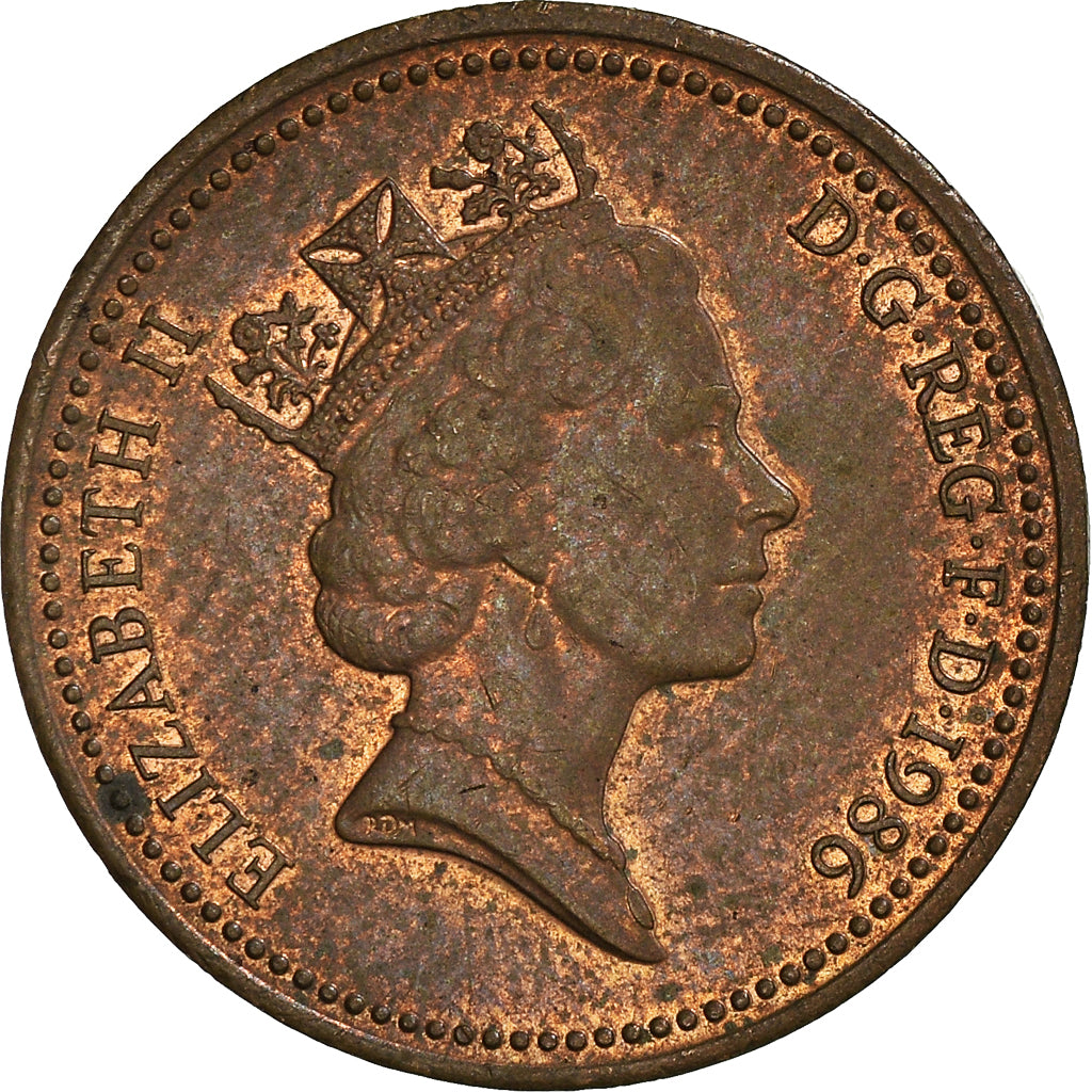 Moneta, Gran Bretagna, Penny, 1986