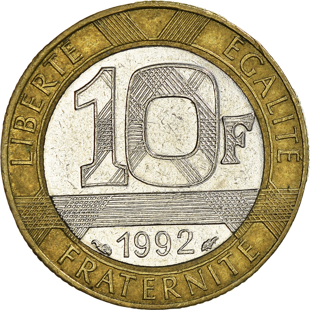 Münze, Frankreich, 10 Francs, 1992