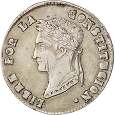 Münze, Bolivien, 4 Soles, 1856, Potosi, SS, Silber, KM:123.2