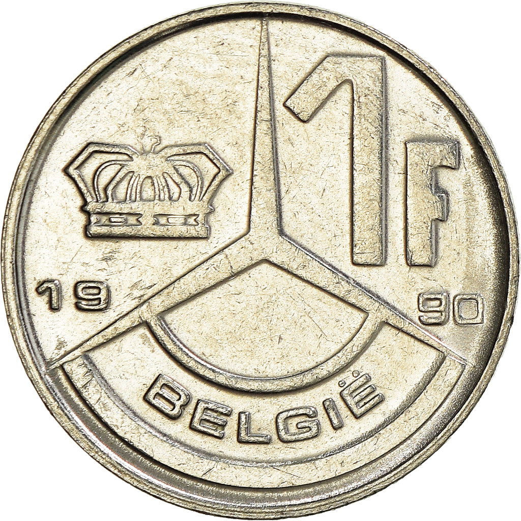 Moneta, Belgio, Franc, 1990