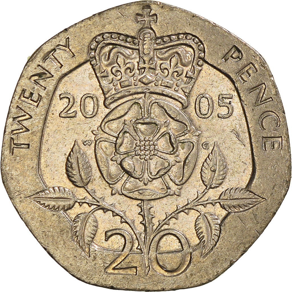 Moeda, Grã-Bretanha, 20 Pence, 2005