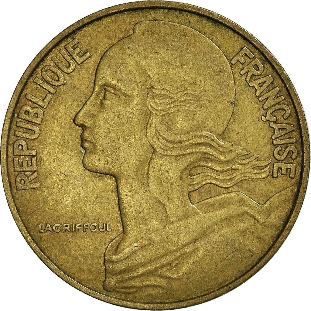 Coin, France, 20 Centimes, 1972