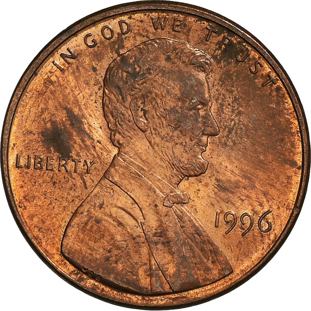Moneta, Stati Uniti, Cent, 1996