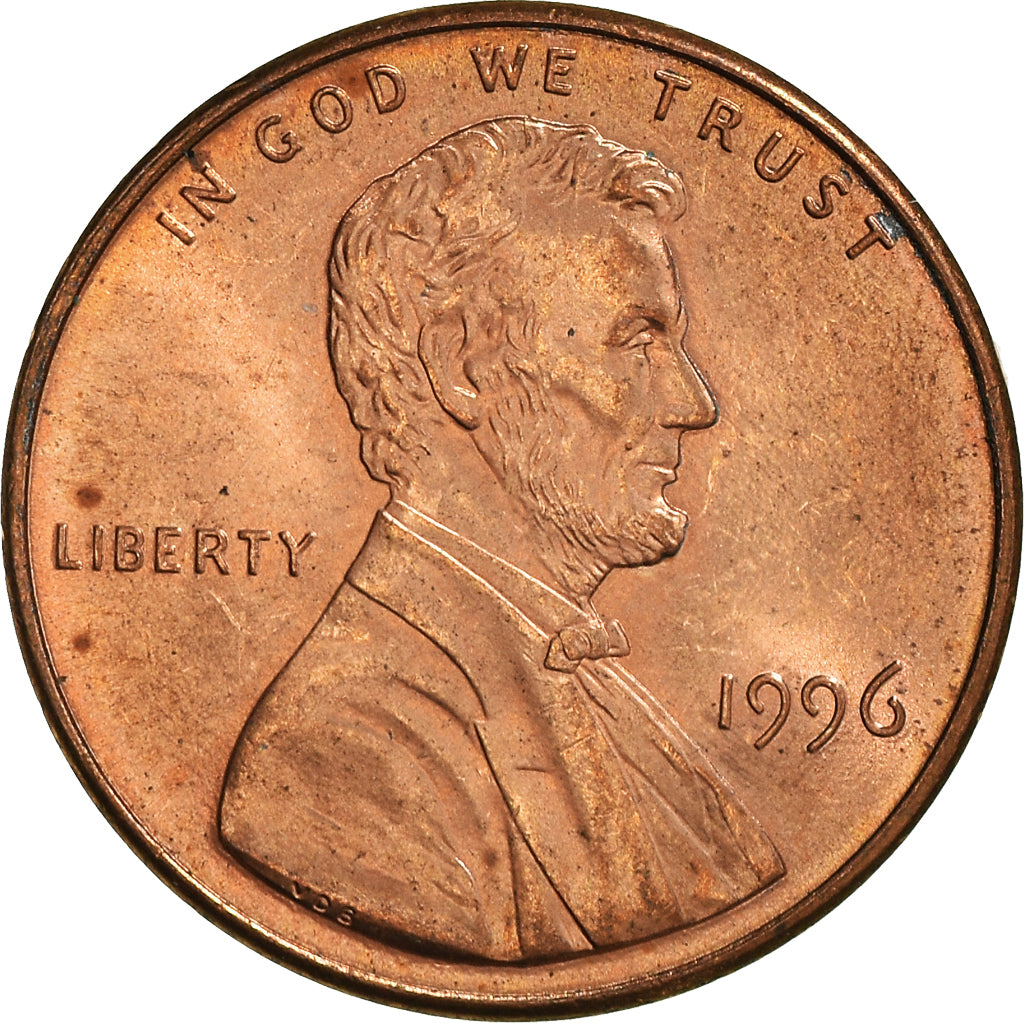Münze, Vereinigte Staaten, Cent, 1996