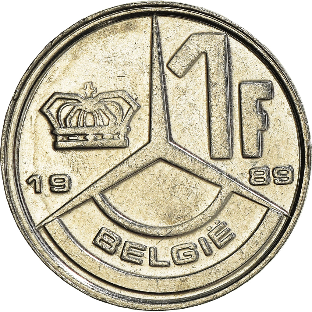 Münze, Belgien, Franc, 1989