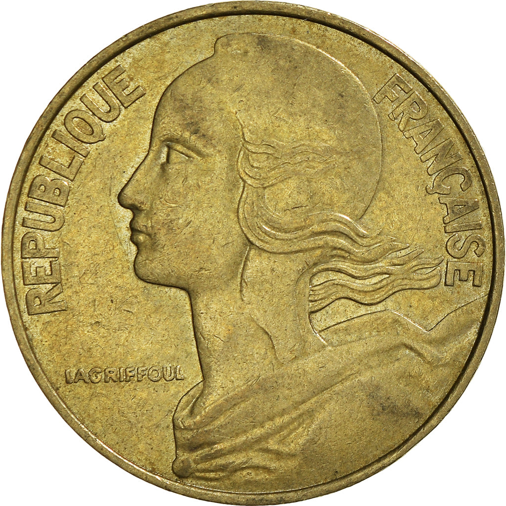 Moneda, Francia, 20 Centimes, 1982