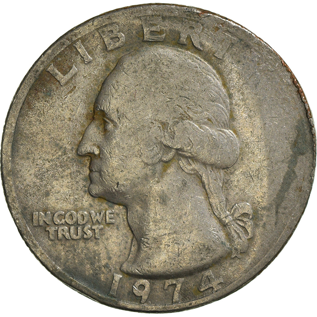 Coin, United States, Quarter, 1974