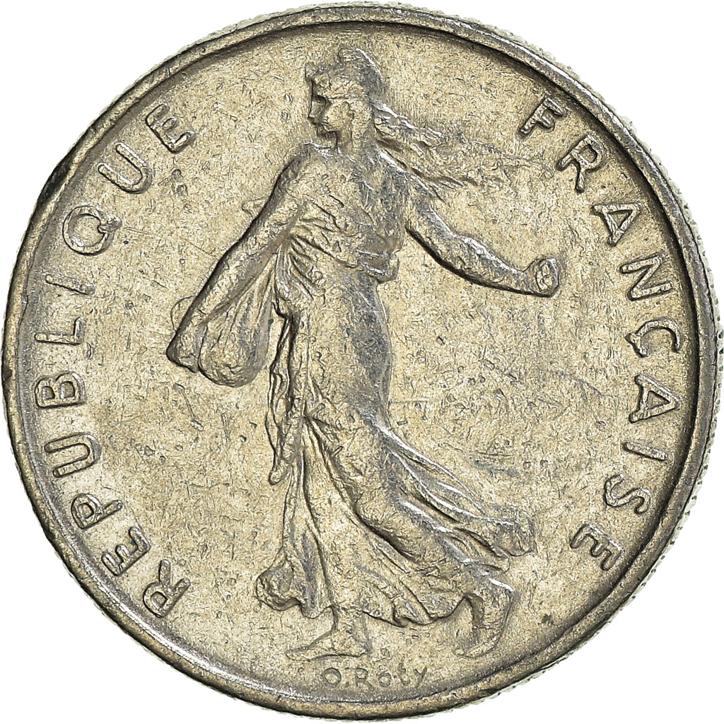 Münze, Frankreich, 1/2 Franc, 1969