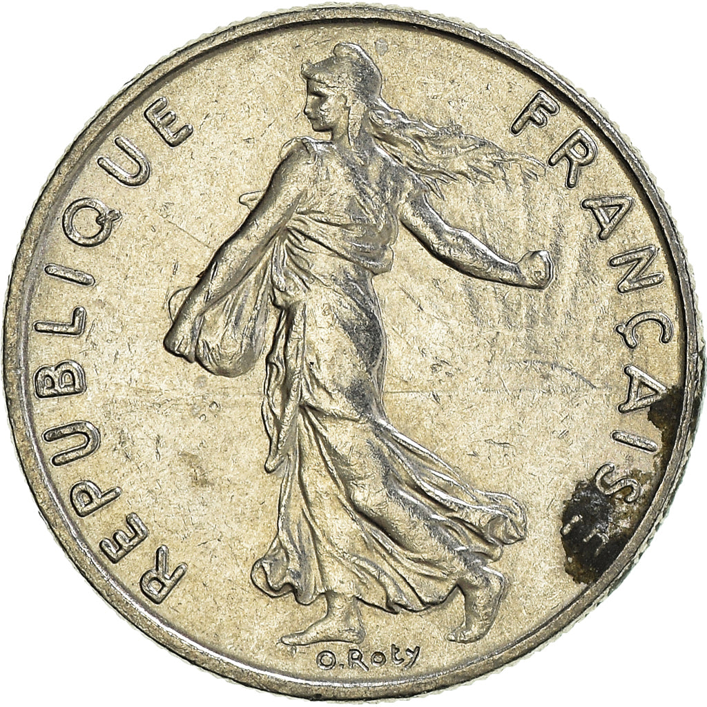 Munten, Frankrijk, 1/2 Franc, 1991