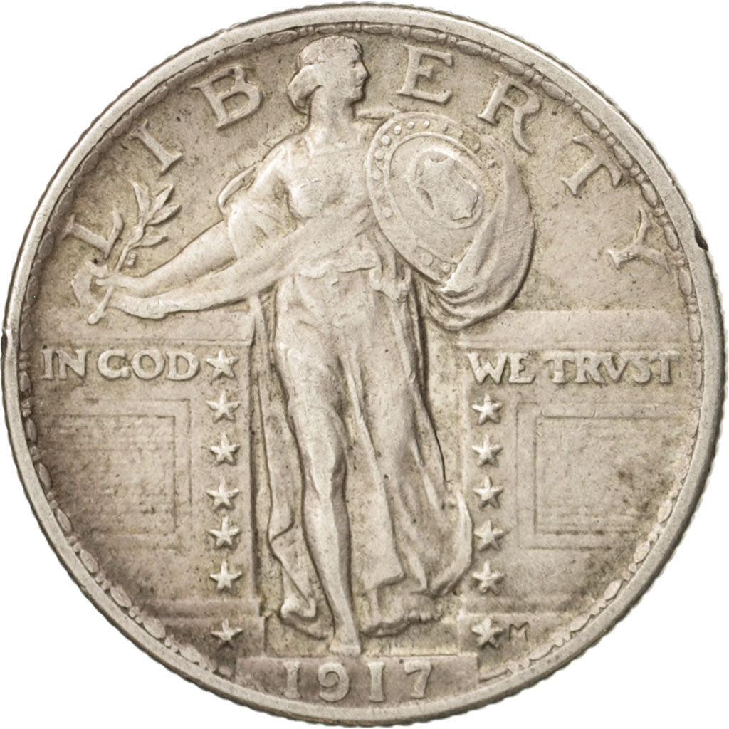 United States, Standing Liberty Quarter, Quarter, 1917, U.S. Mint, KM:145
