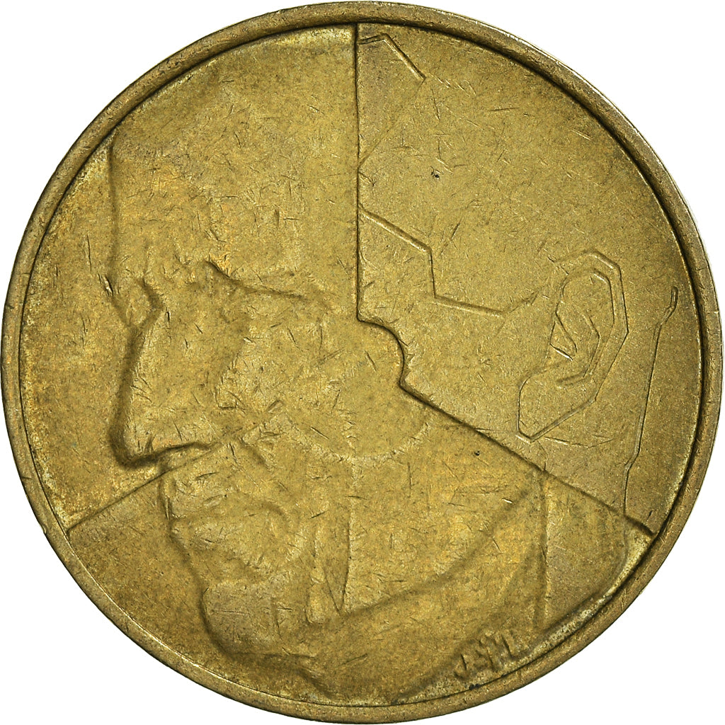 Münze, Belgien, 5 Francs, 5 Frank, 1986
