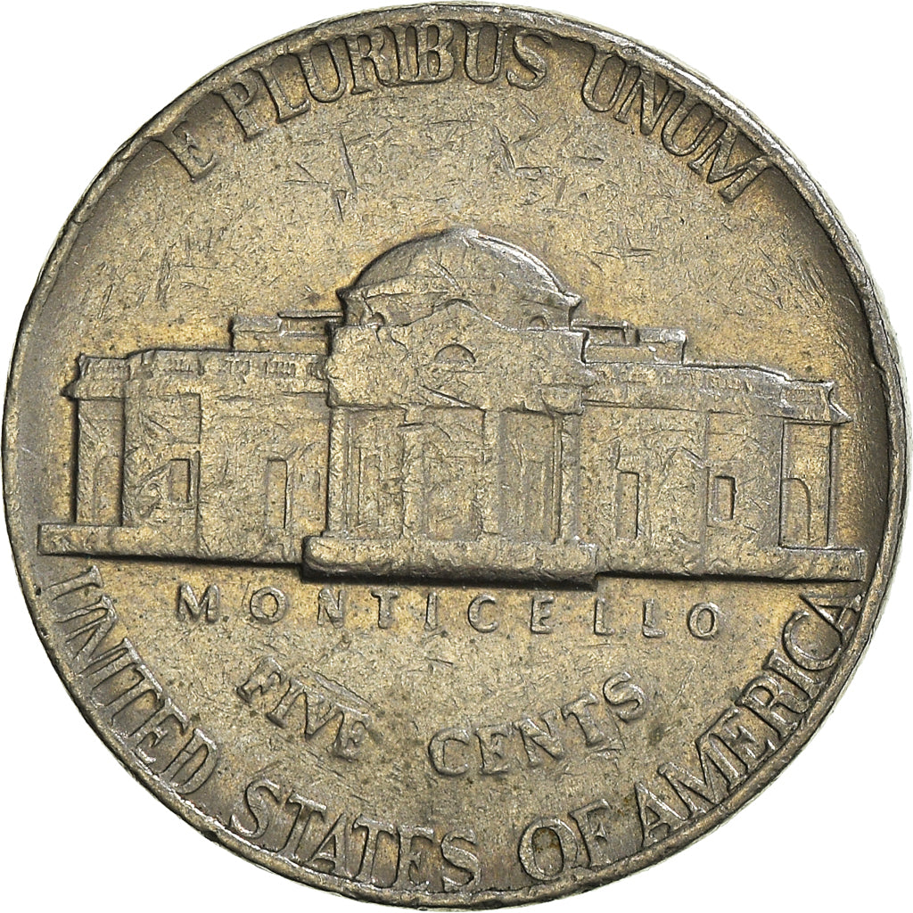 Coin, United States, 5 Cents, 1973