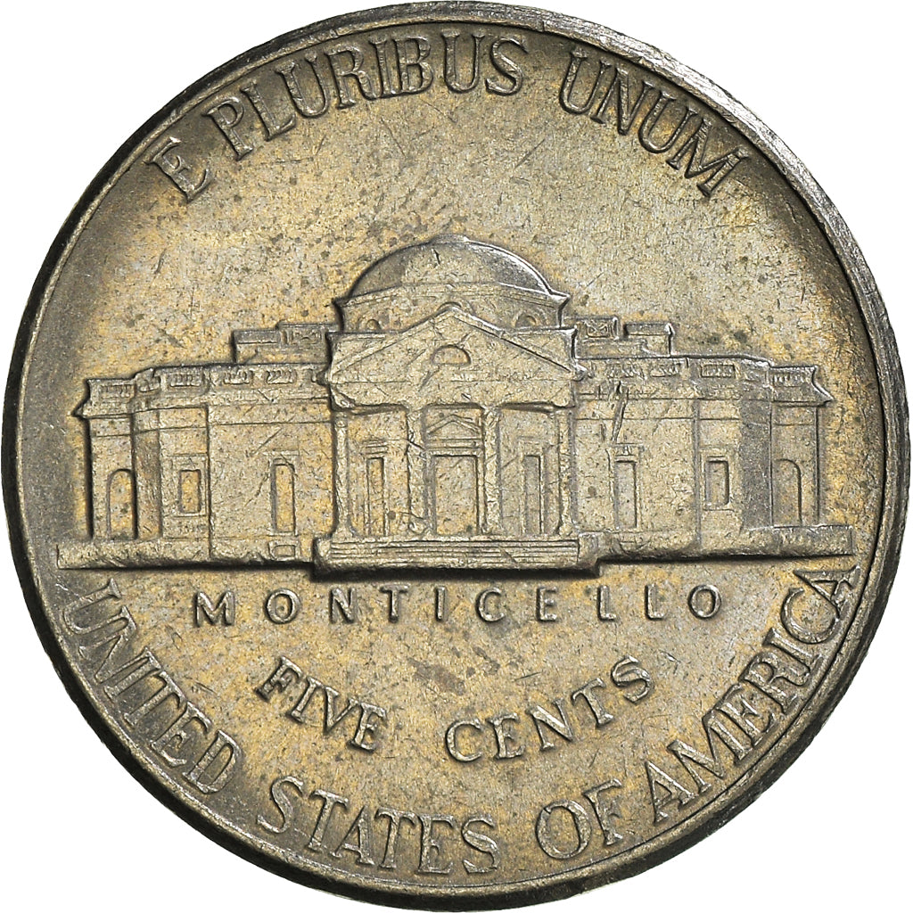 Moeda, Estados Unidos da América, 5 Cents, 1993