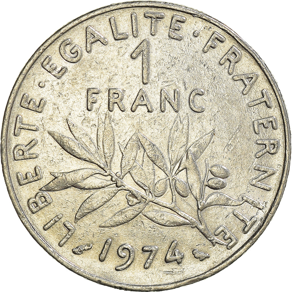 Munten, Frankrijk, Franc, 1974