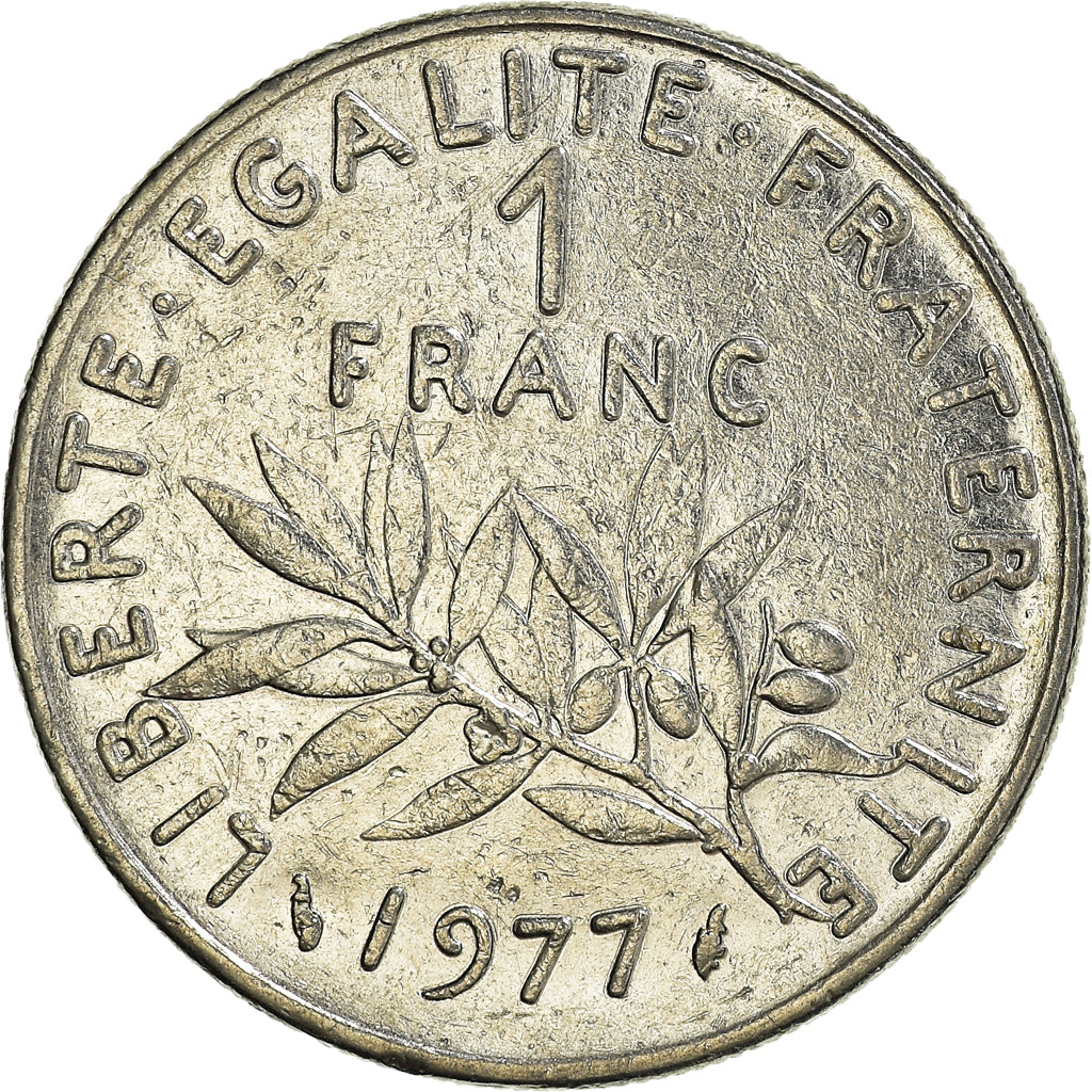 Monnaie, France, Franc, 1977