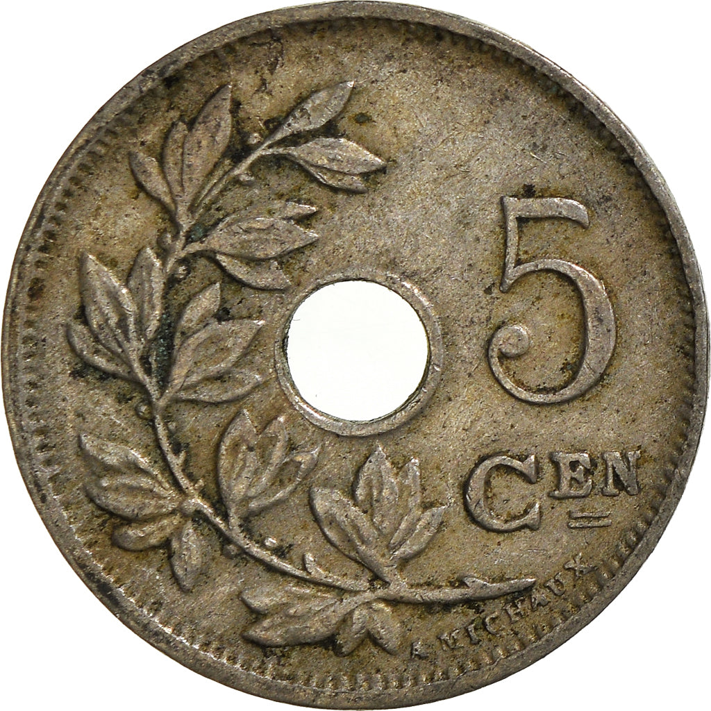 Moneta, Belgio, 5 Centimes, 1927