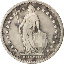 Switzerland, Franc, 1875, VF(30-35), Silver, KM:24